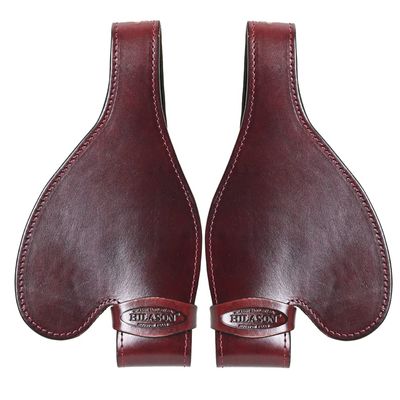 HILASON Replacement Youth Fenders Short Western Saddle Dark Brown | Leather Fender Saddles Fender| for Horse