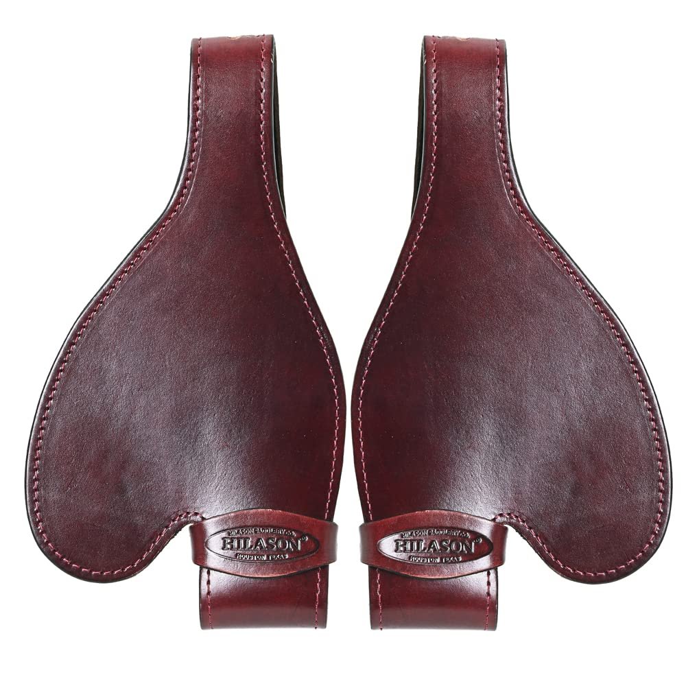 HILASON Replacement Youth Fenders Short Western Saddle Dark Brown | Leather Fender Saddles Fender| for Horse