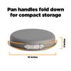 Jetboil 10-Inch Non Stick Camping Cookware Fry Pan for Jetboil Camping and Backpacking Stoves view 2