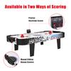 Goplus Air Hockey Table, 42 Inch Tabletop Air Hockey Game with LED Scoreboard, 2 Pucks, 2 Pushers, Powerful Motor, Indoor Arcade Table Gaming Set for Kids Gift view 3