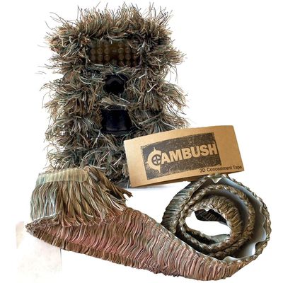 3D Camo Tape to Hide Trail Cameras: CAMBUSH Adheres to Game Cameras & Security Cameras
