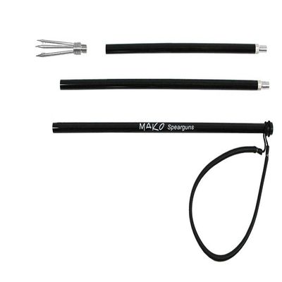 MAKO Spearfishing Traveler Pole Spear with 5 Prong Paralyzer Barb Tip