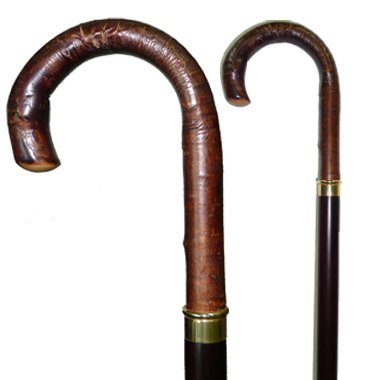 Vista International Deluxe Cherry Wood Handle Stick Walking Poles, Multicolor