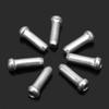 100 Pcs Alloy Road Mountain Bicycle Bike Brake Cable Cap End Tips Crimp Silver view 2