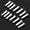 100 Pcs Alloy Road Mountain Bicycle Bike Brake Cable Cap End Tips Crimp Silver view 3