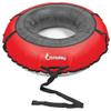 Bradley Colossal 60" Snow Tube with Slick, Heavy-Duty Bottom for Fast Sledding  Large Rubber Truck Tire Tube with Cover, 4 Handles, Patented Tow Strap and Made in USA Red view 1