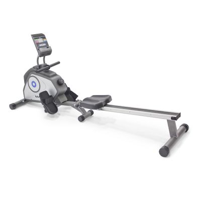 Marcy Foldable 8-Level Magnetic Resistance Rowing Machine with Transport Wheels NS-40503RW,Grey