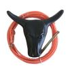 AJ Tack Junior Steer Head Dummy Set Twisted White view 2