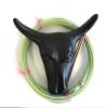 AJ Tack Junior Steer Head Dummy Set Twisted White view 4
