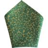 Christmas Cummerbund Sets: Includes Bow Tie & Hanky (Green & Gold Leaf) view 4