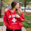 LIFEGUARD Official Ladies Miami Hoodie Red Medium view 4