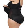 Leonisa High Waist Post Surgical Firm Compression Panties with Adjustable Belly Wrap, Black, M view 1