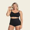 Leonisa High Waist Post Surgical Firm Compression Panties with Adjustable Belly Wrap, Black, M view 4