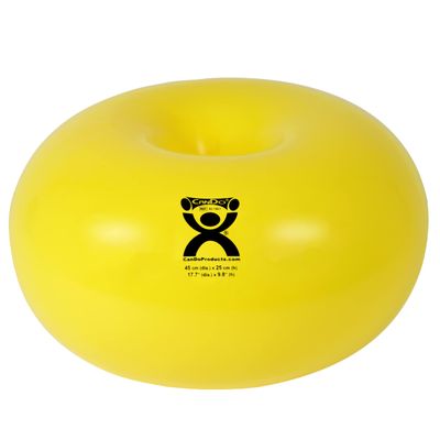 CanDo Donut Exercise, Workout, Core Training, Swiss Stability Ball for Yoga, Pilates and Balance Training in Gym, Office or Classroom