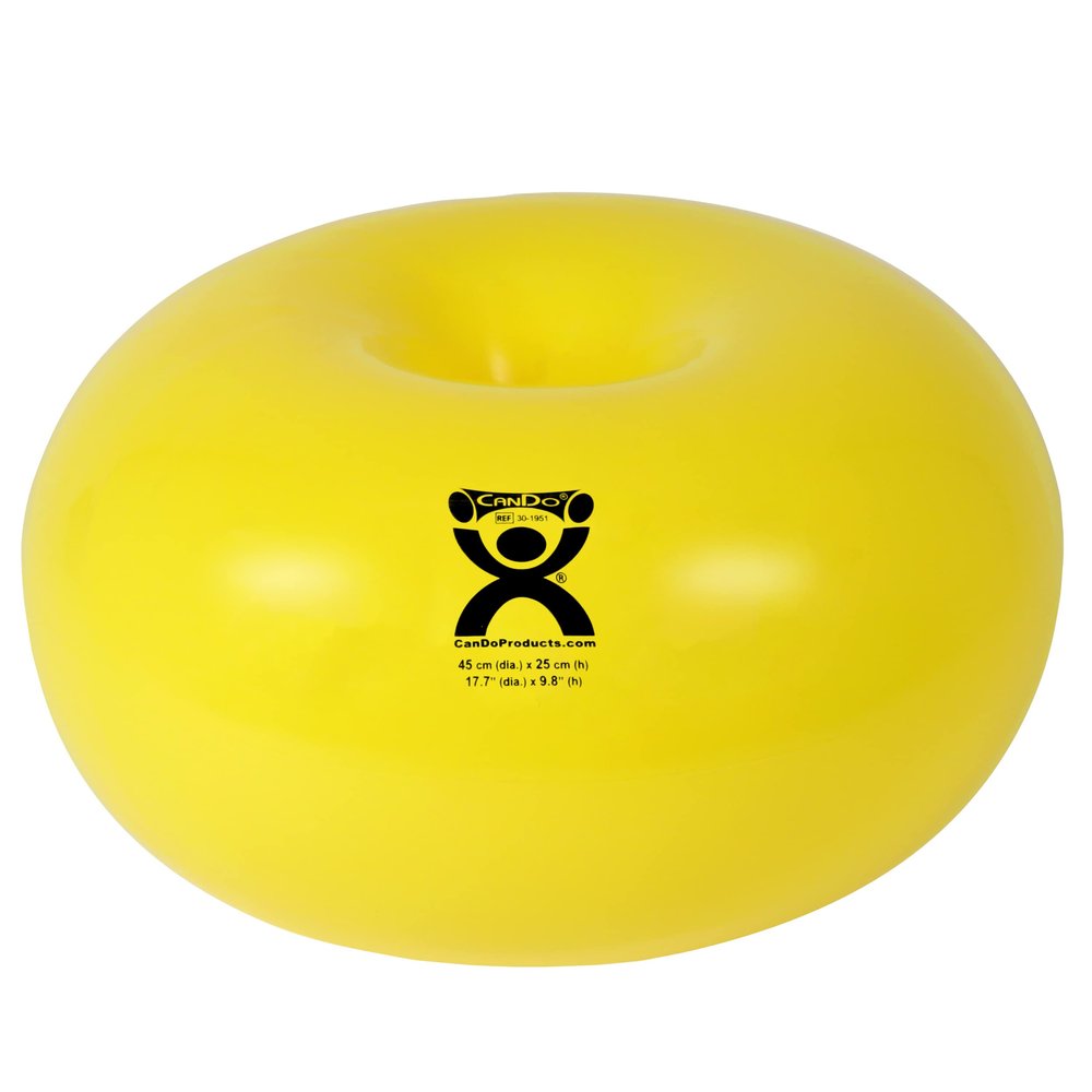 CanDo Donut Exercise, Workout, Core Training, Swiss Stability Ball for Yoga, Pilates and Balance Training in Gym, Office or Classroom