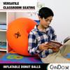 CanDo Donut Exercise, Workout, Core Training, Swiss Stability Ball for Yoga, Pilates and Balance Training in Gym, Office or Classroom view 4