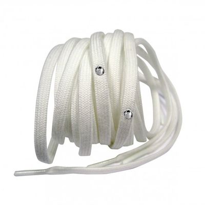 Edea Crystal Ice Skating Laces Size 240 (White, Boot Size 235-250)