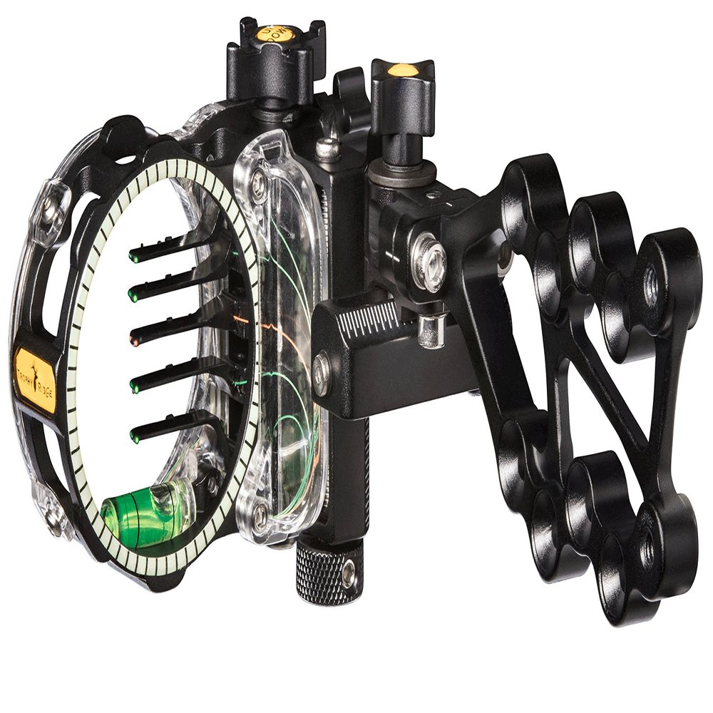Trophy Ridge React Pro 5 Pin Archery Bow Sight, Right Hand, 0.010 Pin