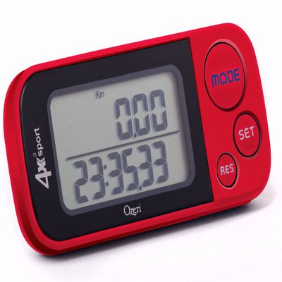 Ozeri 4x3sport Tri-Mode Activity Tracker (Walk, Run, & Stair Climb), with Multi-Axis Detection & 30 Day Memory