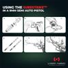 SureStrike Premium Plus Kit - SureStrike Training Laser Cartridge (Class 1, 3.5mW) for 9mm, .40S&W, 45ACP. (Red) view 4