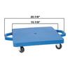S&S Worldwide Spectrum 16" Blue Scooter Built in Handles Protect Kids Hands. Durable Molded Plastic Base with Non-Marring 2" Wheels Supports up to 200 Pounds view 3
