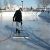 NiceIce 32-Inch Ice Rink Resurfacer  Portable Ice Rink Groomer for Backyard Rinks  Galvanized Steel Mini Zamboni for Smooth Skating view 1