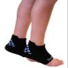 KidSole RX Gel Sports Sock for Kids with Heel Sensitivity from Severs Disease, Plantar Fasciitis (Kid's 2-7, Black) view 4