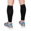 Calf Compression Sleeves for Men and Women - Footless Compression Socks for Runners, Shin Splints, Varicose Vein and Calf Pain Relief - Leg Brace for Running, Cycling, Travel - Medium, Black view 1