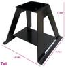 InLine Fabrication Dedicated Ultramount Riser System Accessory for Reloading Presses - Tall (9-3/4") (Dillon 650/750 Press) view 2