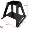 InLine Fabrication Dedicated Ultramount Riser System Accessory for Reloading Presses - Tall (9-3/4") (Lee Classic Turret Press) view 2
