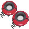 Bradley Snow Tubes with 50" Heavy Duty Cover | 2 Pack Inflatable Sledding Tubes 1 Red 1 Blue view 2