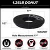 PlateMate 2-Pcs Magnetic Donut 1.25-Lb Workout Microload Weight Plate Add-Ons (2.5 lb. Set) view 2