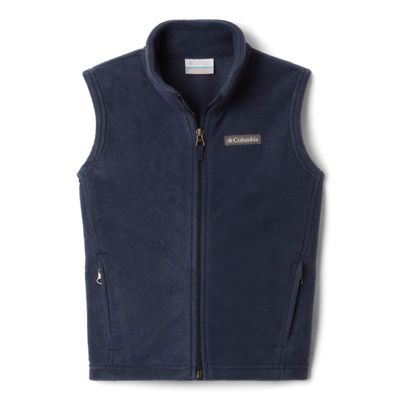 Columbia Youth Boys Steens Mtn Fleece Vest, Collegiate Navy, Medium