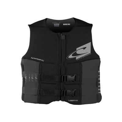 O'Neill Wetsuits Men's Assault USCG Life Vest, Black/Graphite, Medium