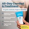 Super Fresh Body Powder Lotion Talc Free Anti Chafing Deodorizing No Mess Body Powder Cream for Men and Women Natural Ingredients Two 4 fl oz Tubes for Daily Comfort Sweat and Odor Protection view 2