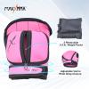 MaxxMMA Adjustable Weighted Gloves, 2 lb. Set - Removable Weight (2 x 0.5 lb. Each Glove) for Sculpting MMA Kickboxing Cardio Aerobics Hand Speed Coordination Shoulder Strength (Pink) view 4