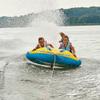 RAVE Sports Fastrax Towable Tube, 1-2 Riders, Unique Shape for Fast Rides, Two Riding Styles, Quick Connect Tow Point, Durable Nylon Cover, Foam-Filled Reinforced Handles, Boat Towables-Tubes view 2
