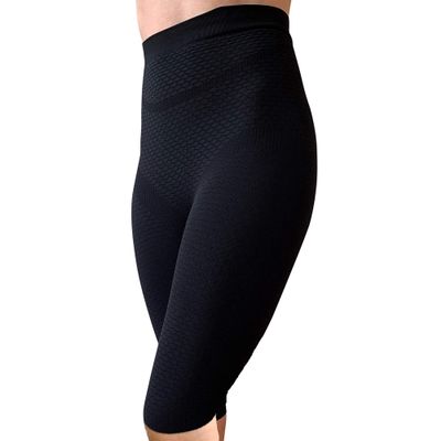 Bioflect Compression Shorts with Bioactive Raised Massaging Knit for Support and Comfort - XXL Black