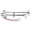 Amarine Made 12v Marine Boat Horn 125db Stainless Steel Dual Trumpet Horn for Ship Truck RV Trailer, Low and High Tone, 18-1/2" view 3