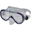 AKONA Tobago Scuba and Snorkeling Dive Mask with Clear Silicone Skirt and Single Tempered Lens (Black Silicone) view 3