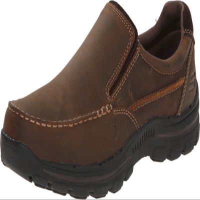 Skechers Men's Braver-rayland, Dark Brown/Leather, 8