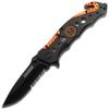 Snake Eye Tactical Two Tone Rescue Style Assisted Open Folding Pocket Knife Outdoors Hunting Camping Fishing (EMS1) view 1