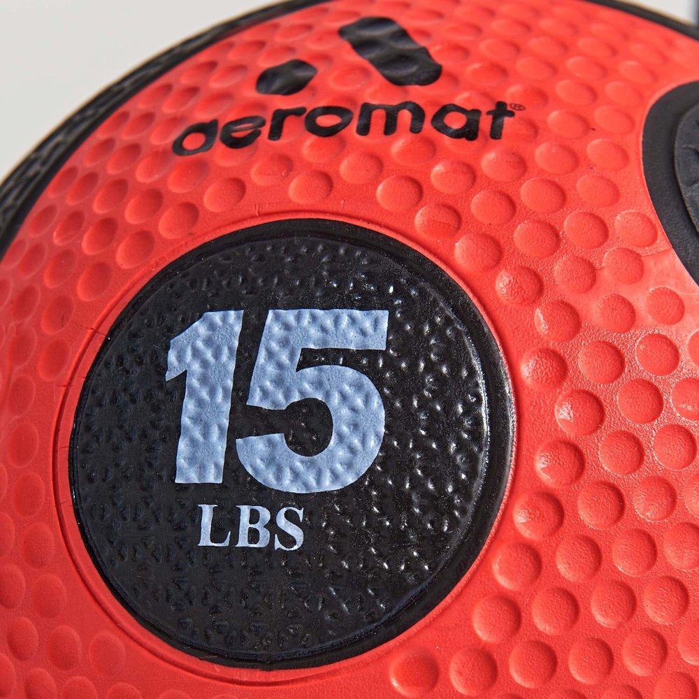 Power Rope Medicine Ball in Red