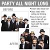 Mustaches Self Adhesive Fake Beard, Novelty, On Bail False Facial, Costume Accessory for Adults, Black Lustrous Color view 4