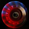 L.E.D. Scooter Wheels with ABEC 9 Bearings for Razor Scooters 100mm Light Up 2-Pack (Red) view 2