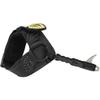 Tru-Fire Smoke Adjustable Archery Compound Bow Release with Foldback Design - Black Wrist Strap view 1