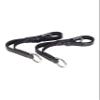HORZE Soft Elastic Horse Rein-Aid Inserts | Rein Extensions to Improve Horseback Riding Contact - Black - One Size view 1