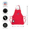 Team Sports America NFL Buffalo Bills Ultimate Grilling Apron Durable Cotton with Beverage Opener and Multi Tool For Football Fans Fathers Day and More view 2