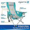 Kijaro Sling Beach Coast Chair, Ionian Turquoise view 4