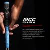 Golf Pride MCC Plus4 Golf Club Grip - All-Weather Hybrid Grip with Larger Lower Hand - Brushed Cotton Cord & Pebbled Texture - Midsize - Grey view 2